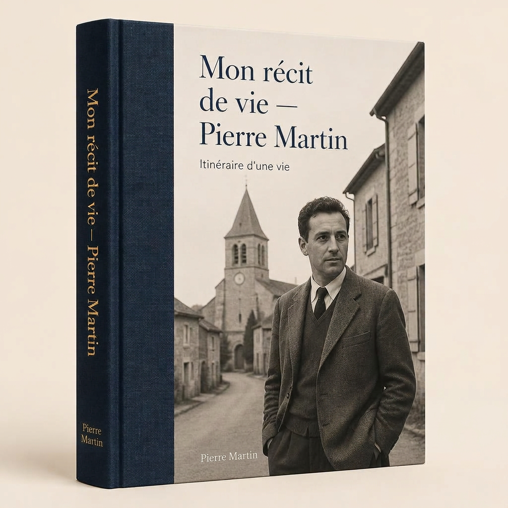 Récit de vie Kizuna imprimé, avec une photographie ancienne en couverture